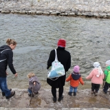 Zuschauer für die Schifffahrt