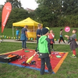 Jonglage und Tellerdrehen beim Sportamt