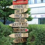 Feierwerk e.V. Beschilderung