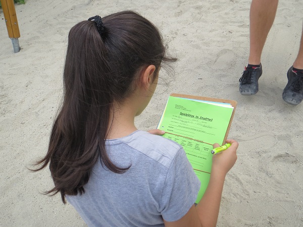 Spielplatzbewertung der Klasse 4c der Fernpaßgrundschule