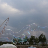 Richtig große Seifenblasen