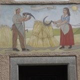 Sgraffiti in der Triester- und Wilramstraße