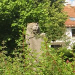 Steinlöwe Innenhof Schönstraße