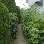 Kleiner Weg in der Klausener Straße 5-11