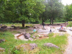 Wasserlauf am Wasserspielplatz
