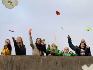Fliegerstart von der Wittelsbacher Brücke