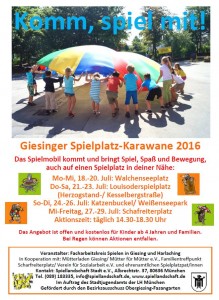 Giesinger Spielkarawane Plakat
